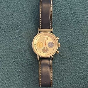 Ted Baker Men’s Watch, Blue Leather